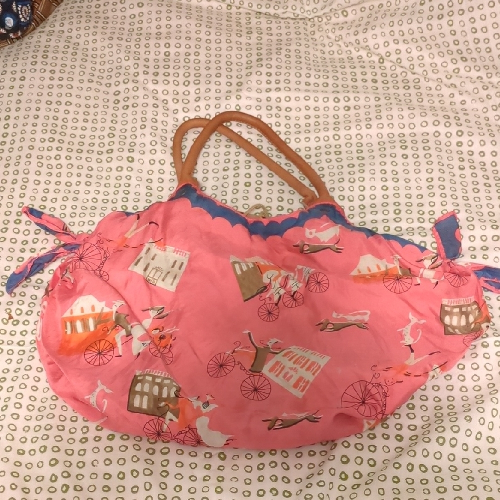 Anthropology Pink Parisian Purse